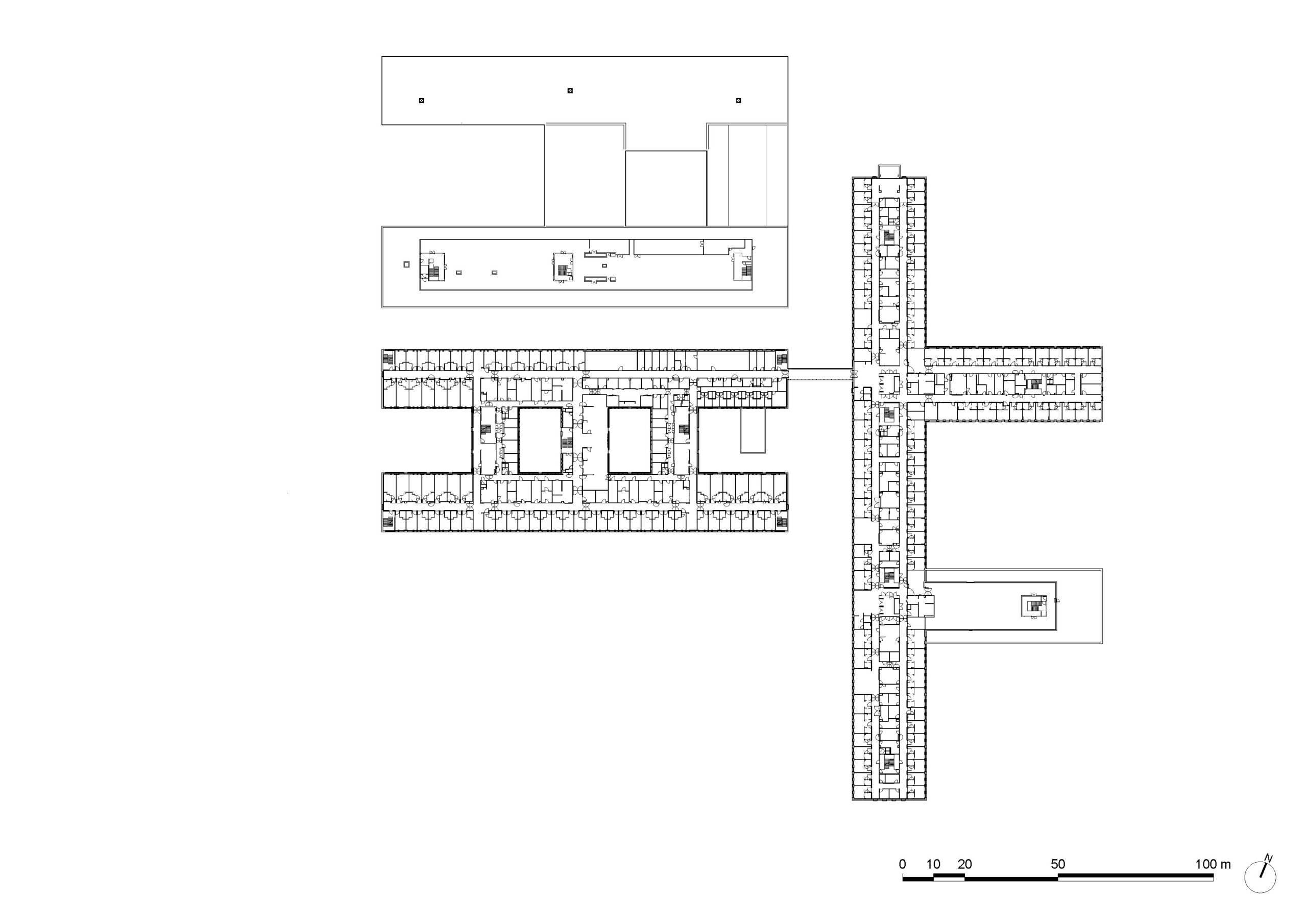 architecture-contemporaine-grand-hopital-de-charleroi-campus-des-viviers-VK-plan-quatrieme-etage