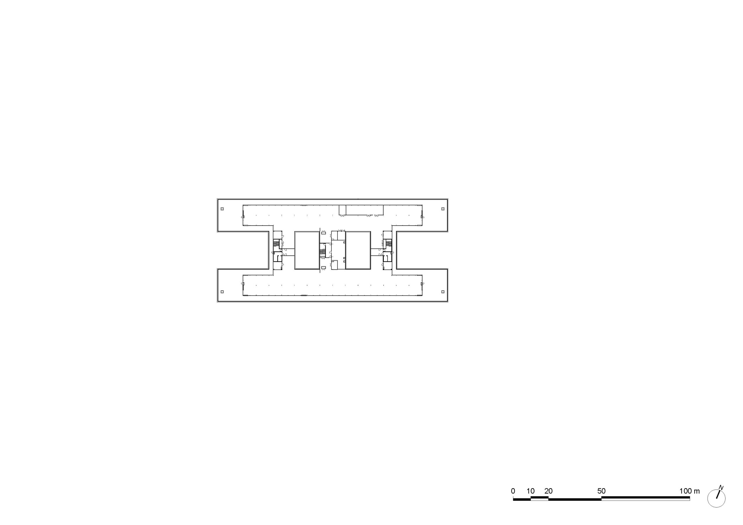 architecture-contemporaine-grand-hopital-de-charleroi-campus-des-viviers-VK-plan-septieme-etage