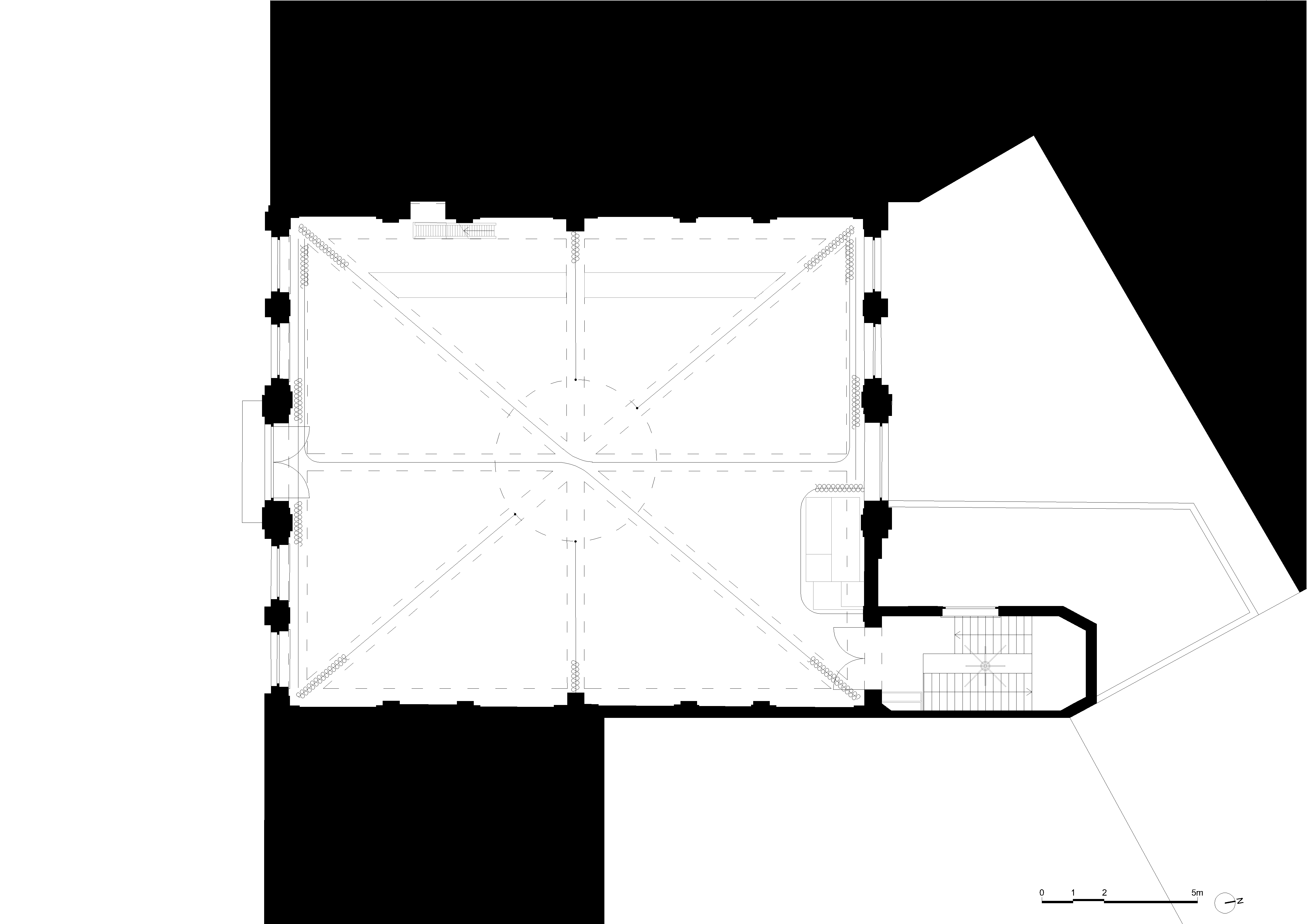 architecture-contemporaine-maison-laicite-charleroi-salle-des-essarts-reservoir-a-salle-polyvalente-plan