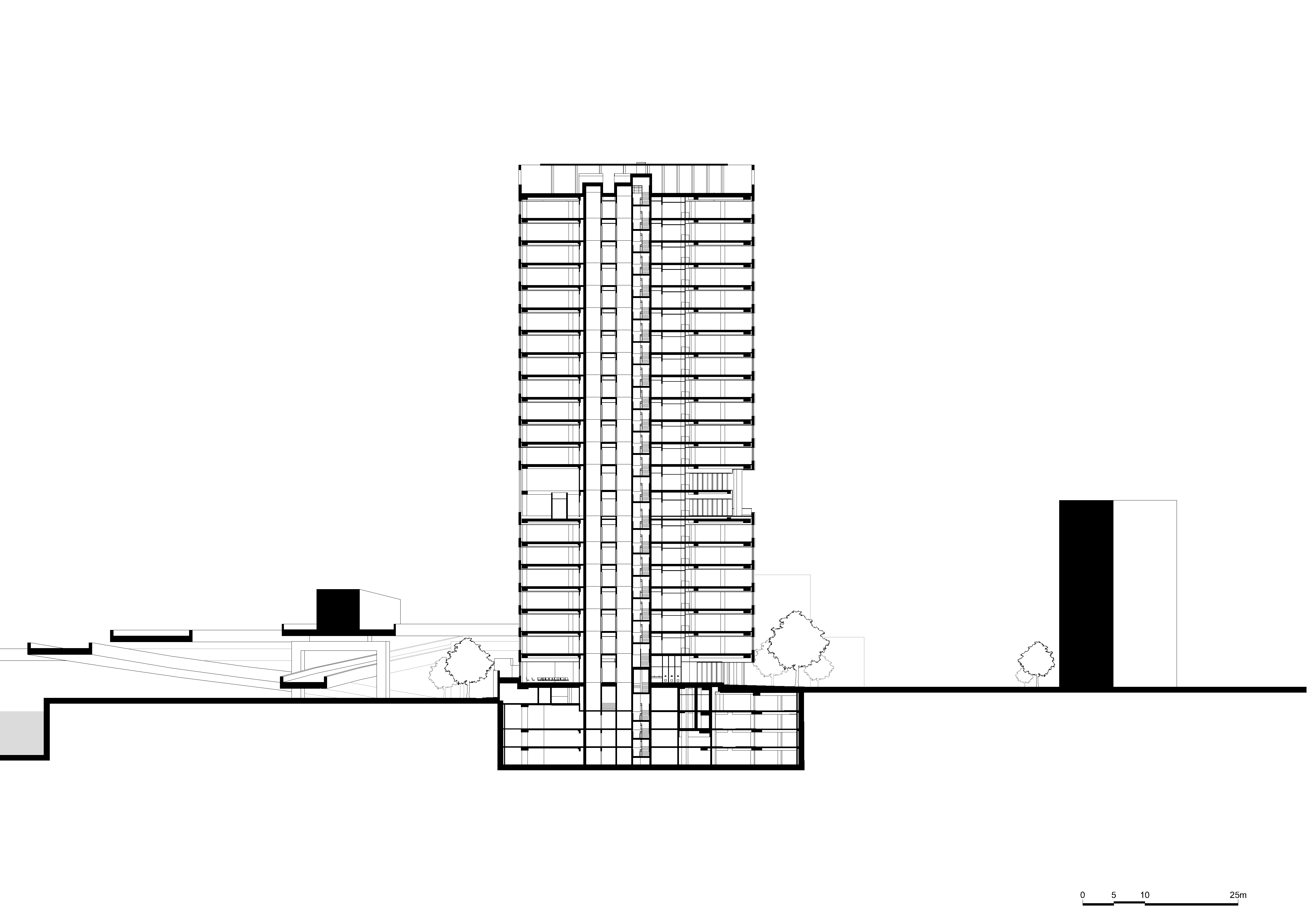 architecture-contemporaine-tour-bureaux-parkings-horizon-charleroi-eiffage-promiris-coupe