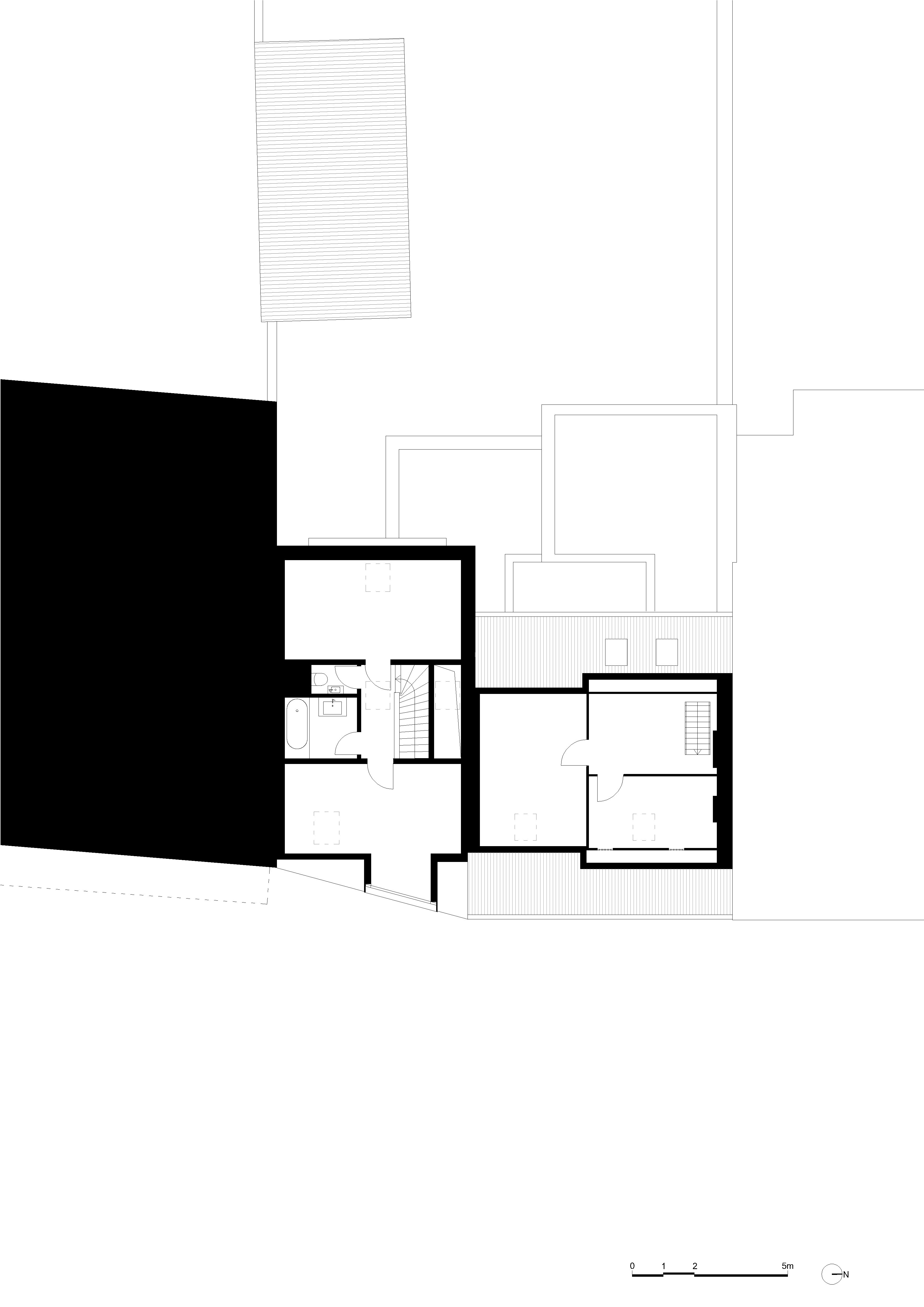 architecture-contemporaine-Villa-Mosane-Rénovation-Reservoir A-plan-troisième-étage
