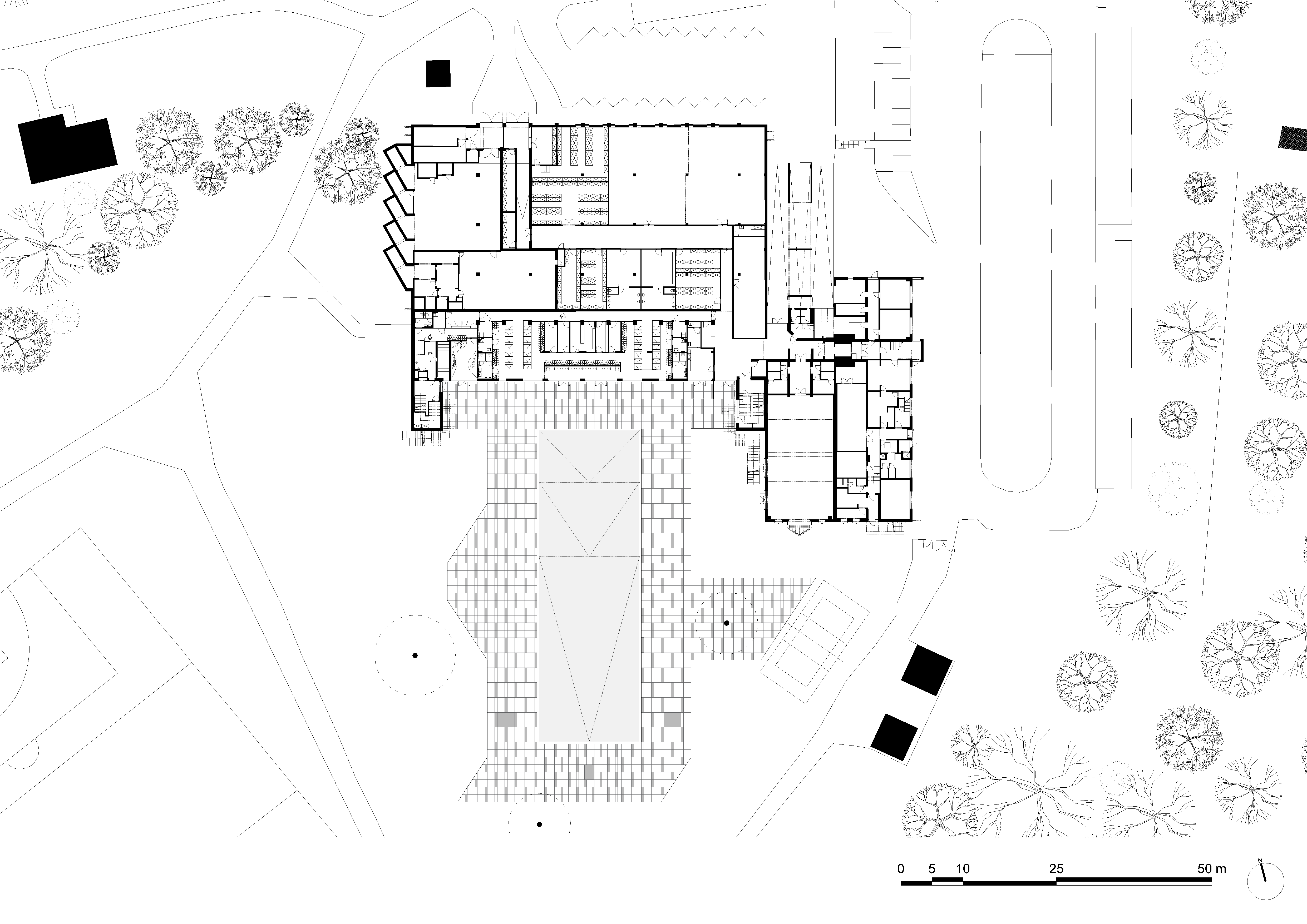 architecture-contemporaine-centre-adeps-hydrion-sport-piscine-athlétisme-rénovation-construction-plan-rez-de-chaussée