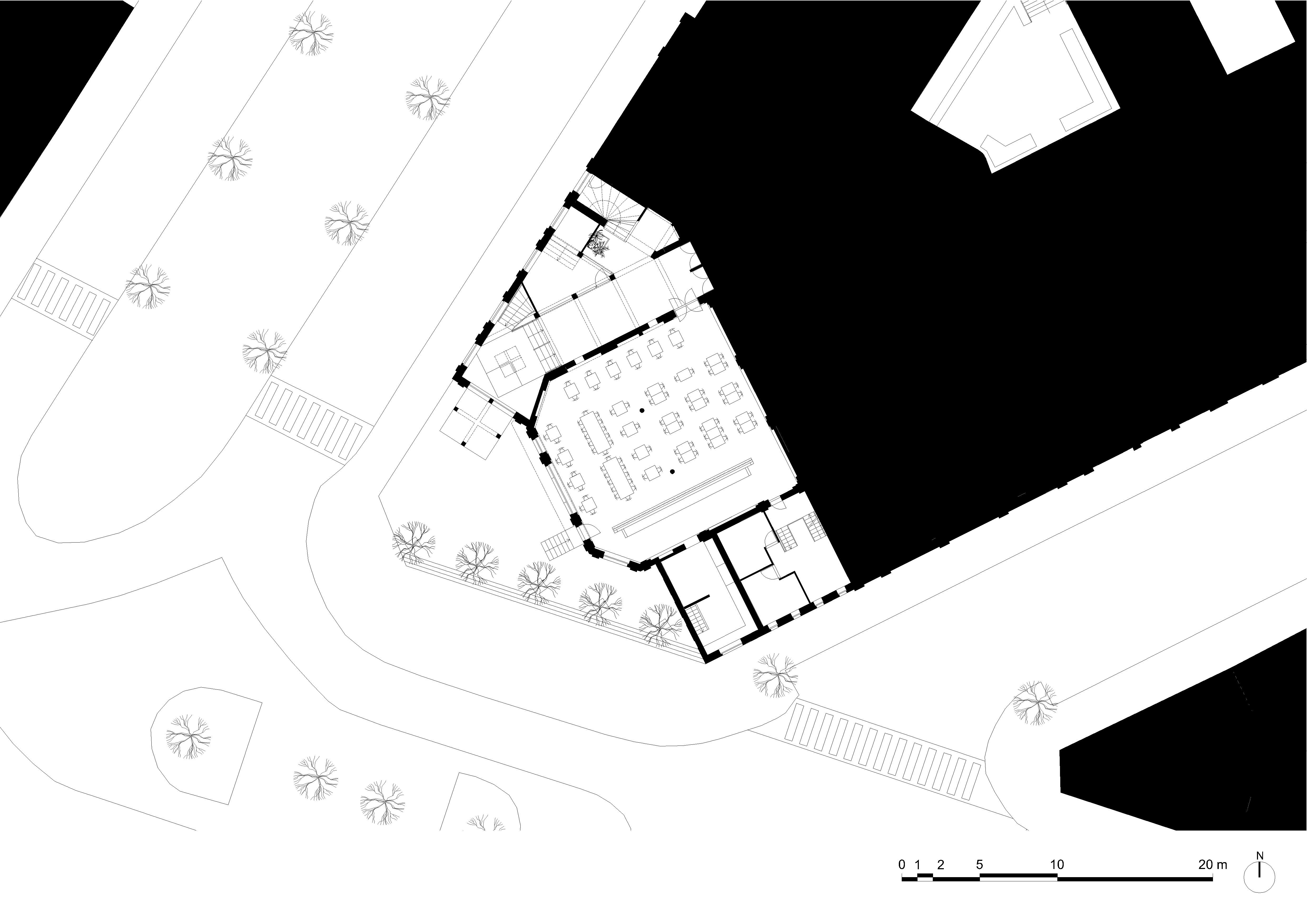 architecture-contemporaine-eden-centre-culturel-charleroi-brasserie-Lhoas-reservoir-a-rénovation-ouverture-plan-rez-de-chaussée