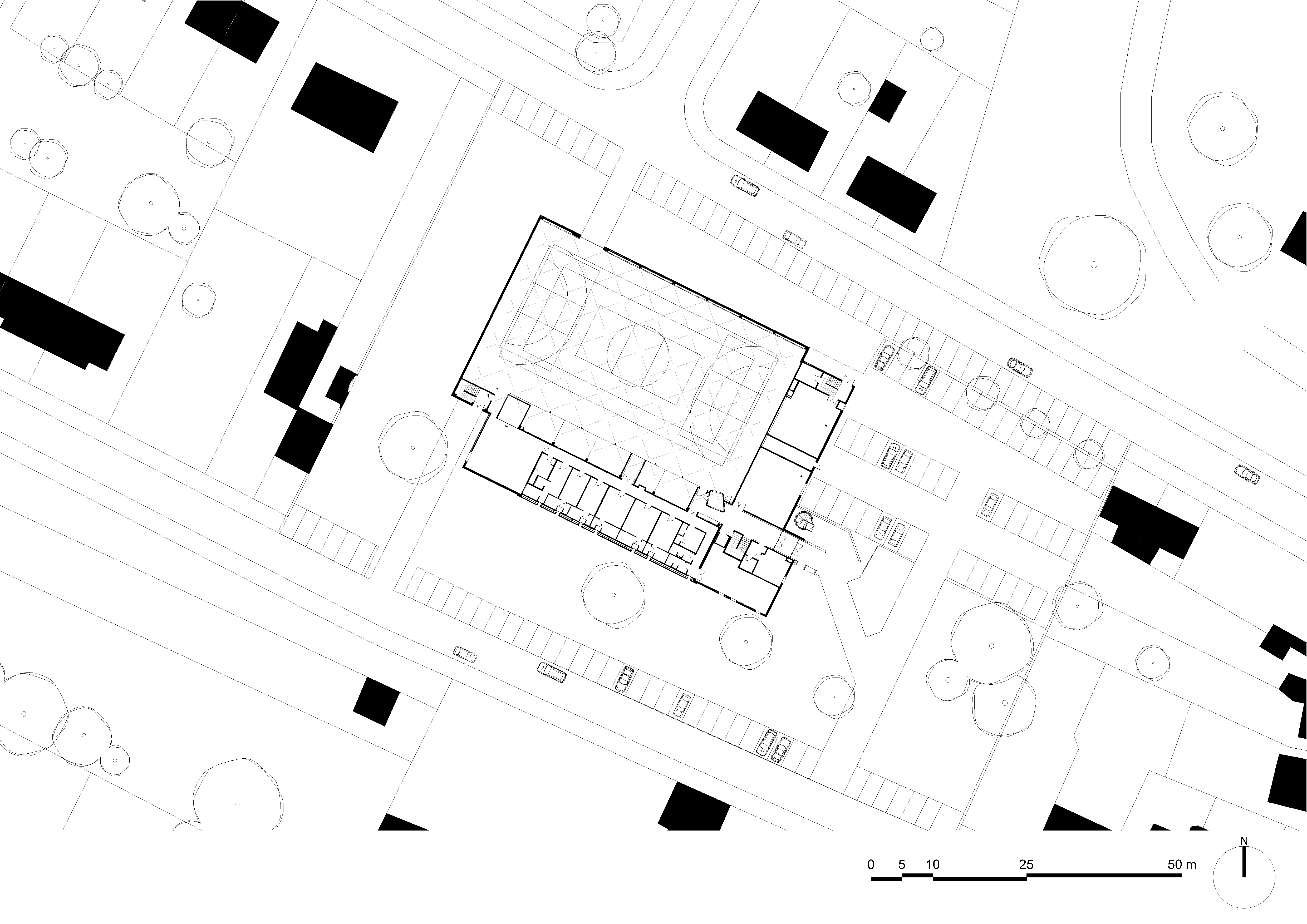 architecture-contemporaine-hall-sports-farciennes-El-Nino-rénovation-plan-implantation