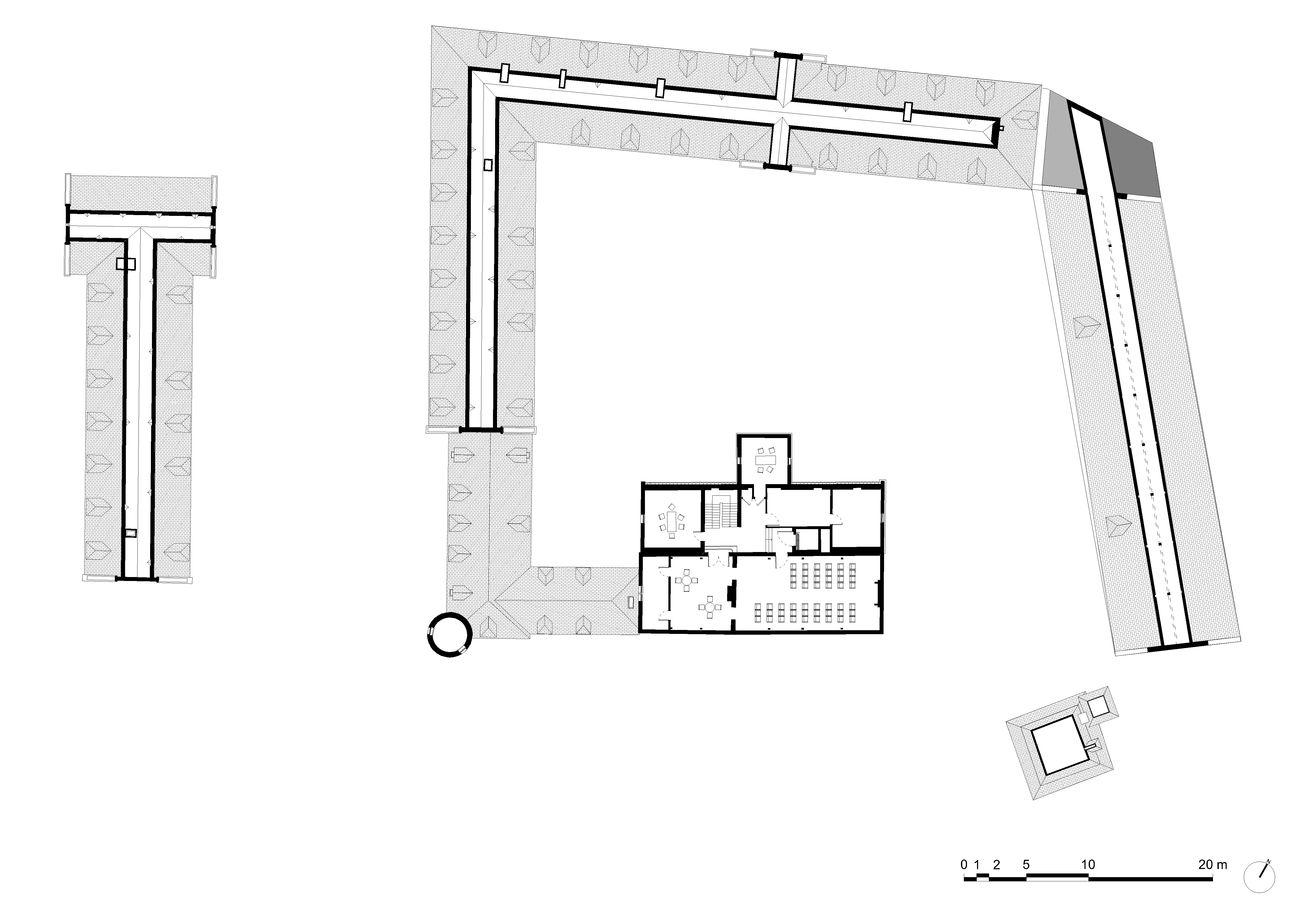 architecture-contemporaine-rénovation-extension-château-Karreveld-plan-étage-deuxième