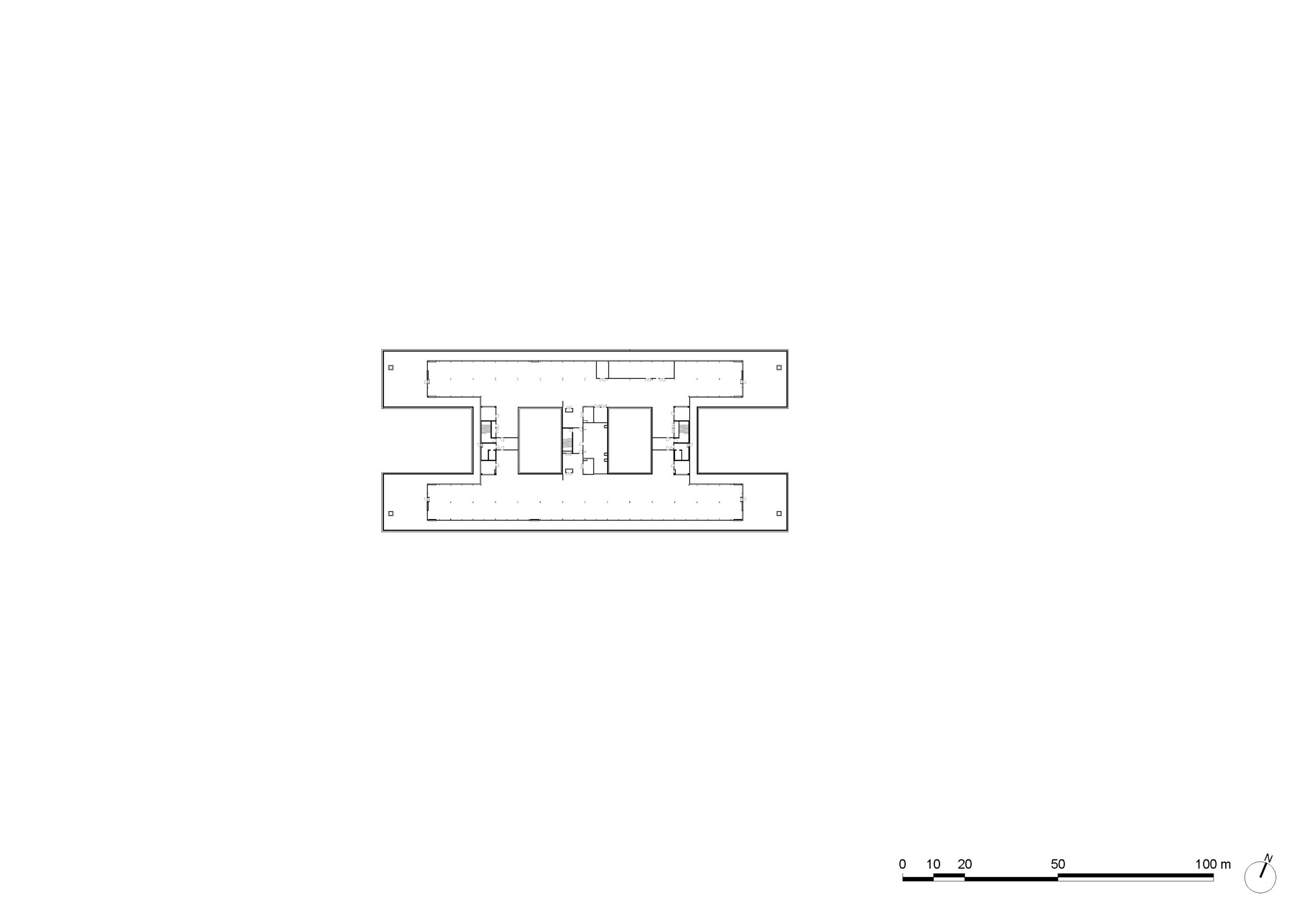 architecture-contemporaine-grand-hopital-de-charleroi-campus-des-viviers-VK-plan-septieme-etage