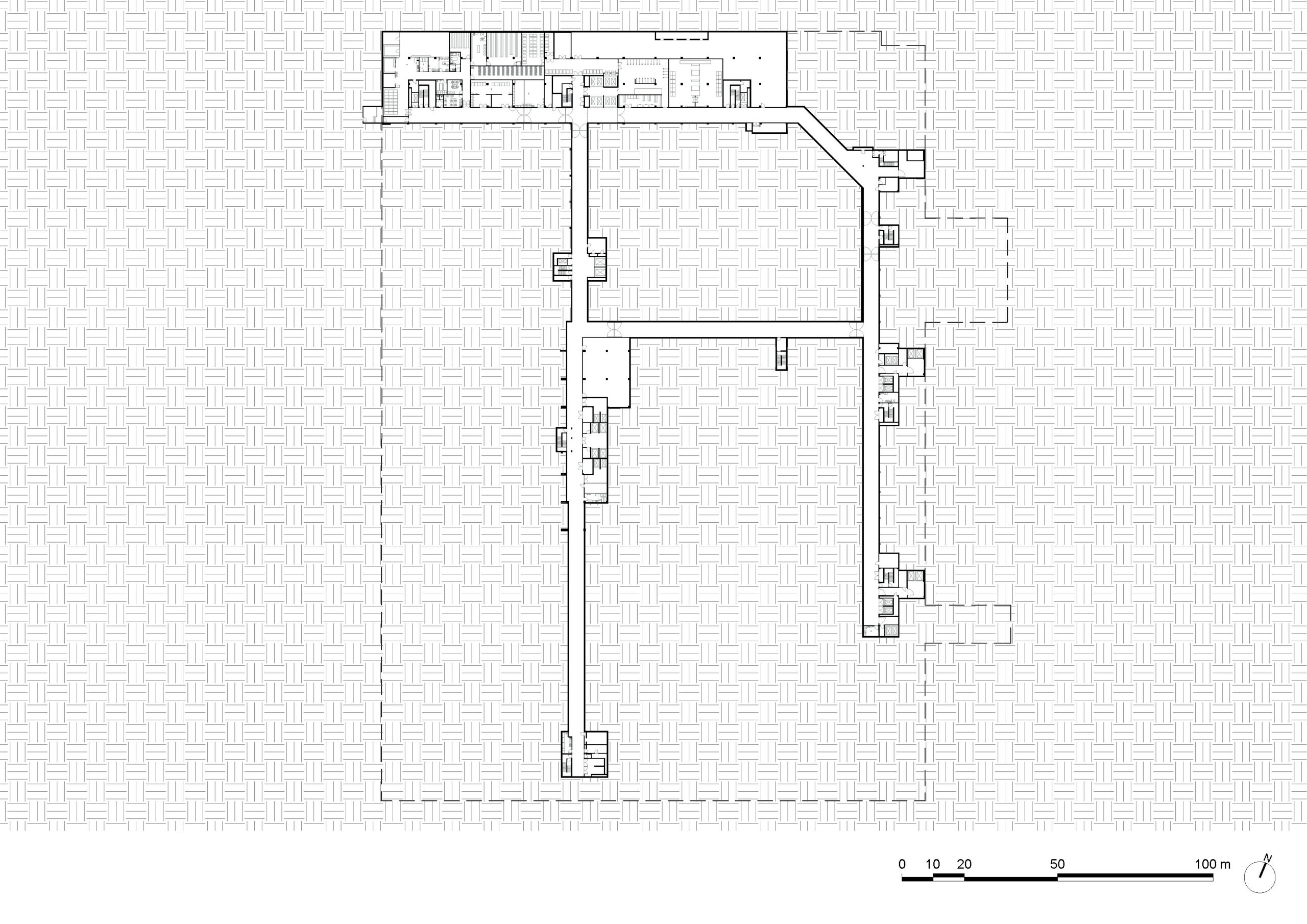 architecture-contemporaine-grand-hopital-de-charleroi-campus-des-viviers-VK-plan-sous-sol